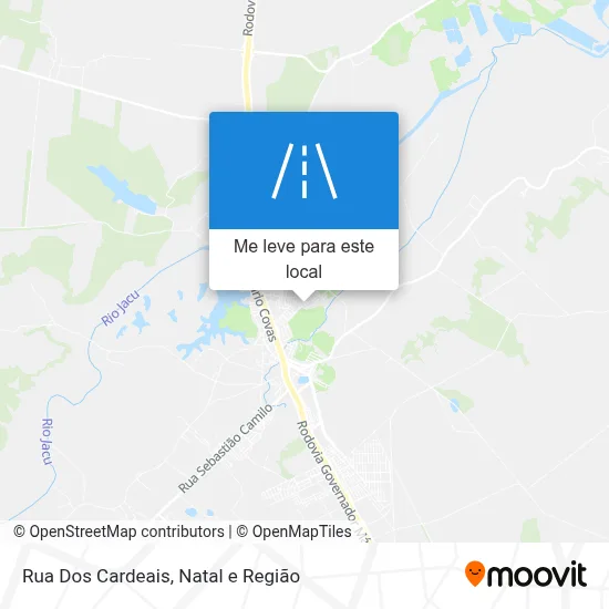 Rua Dos Cardeais mapa