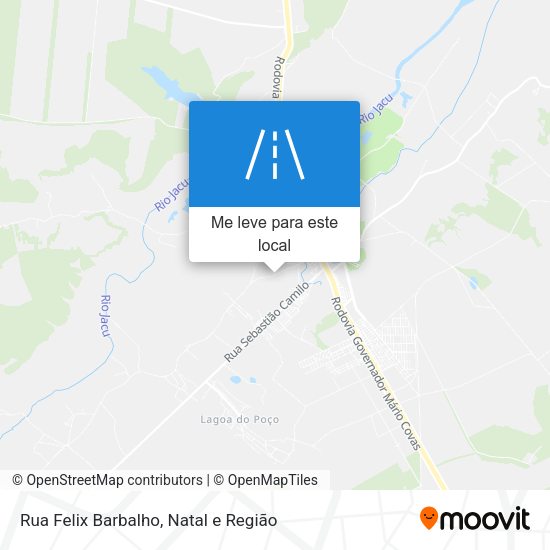 Rua Felix Barbalho mapa
