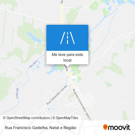 Rua Francisco Gadelha mapa