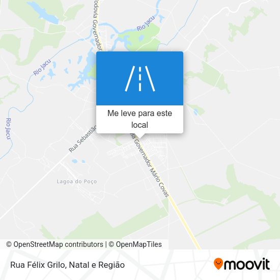 Rua Félix Grilo mapa