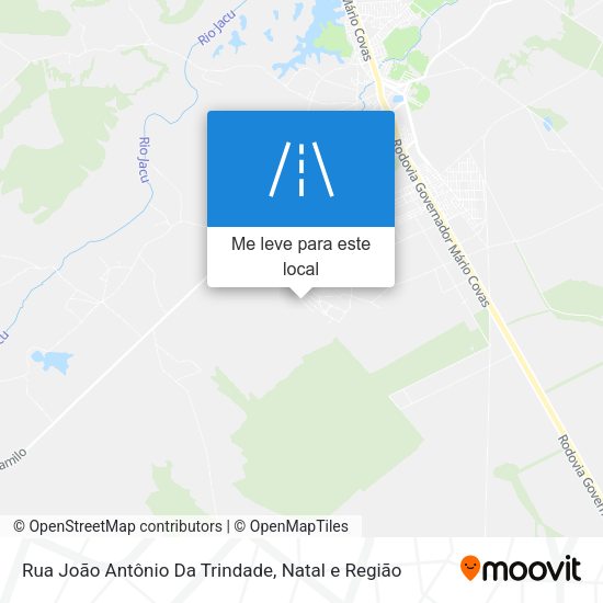 Rua João Antônio Da Trindade mapa