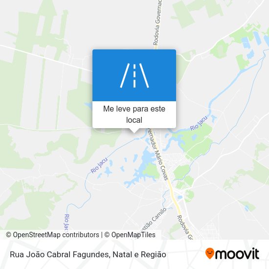 Rua João Cabral Fagundes mapa