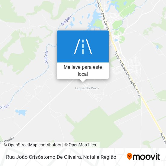 Rua João Crisóstomo De Oliveira mapa
