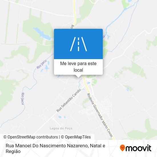 Rua Manoel Do Nascimento Nazareno mapa