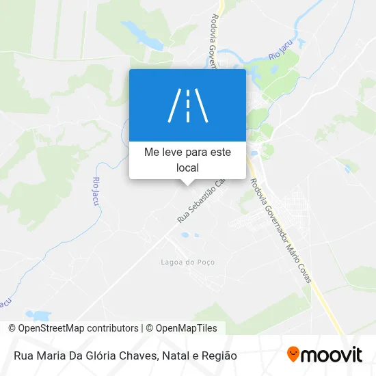 Rua Maria Da Glória Chaves mapa