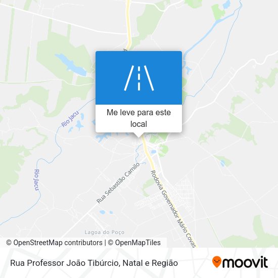Rua Professor João Tibúrcio mapa