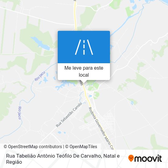 Rua Tabelião Antônio Teófilo De Carvalho mapa