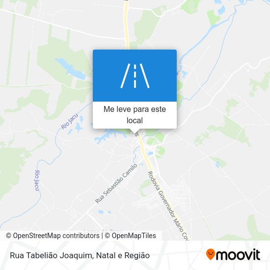 Rua Tabelião Joaquim mapa