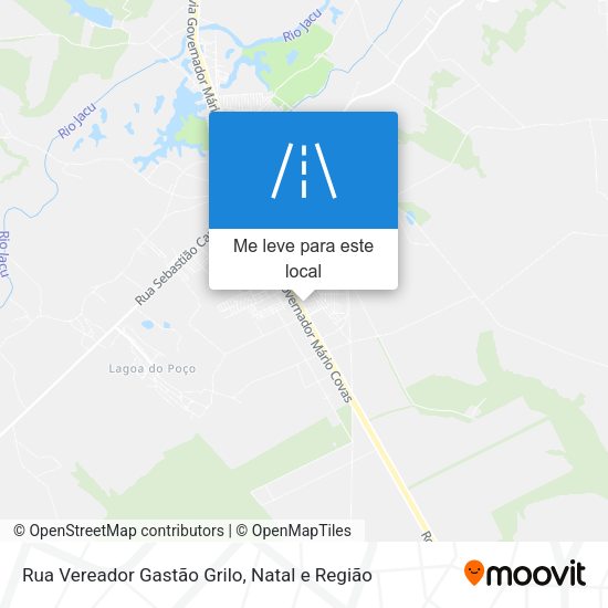 Rua Vereador Gastão Grilo mapa