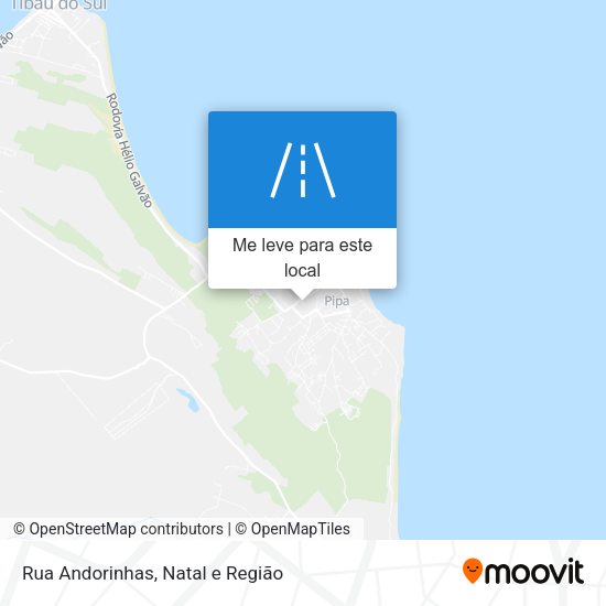 Rua Andorinhas mapa