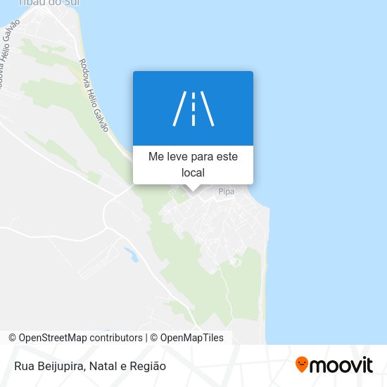 Rua Beijupira mapa