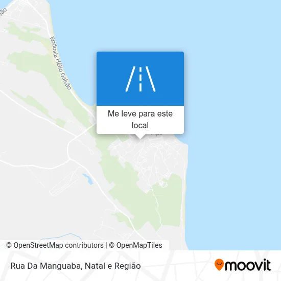 Rua Da Manguaba mapa