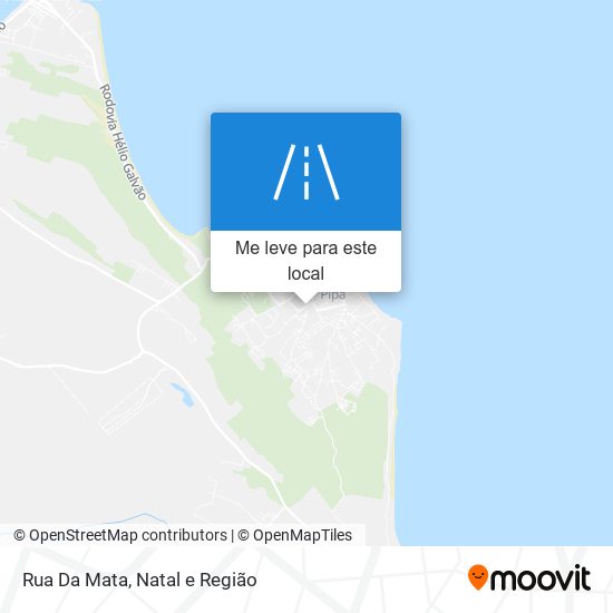 Rua Da Mata mapa