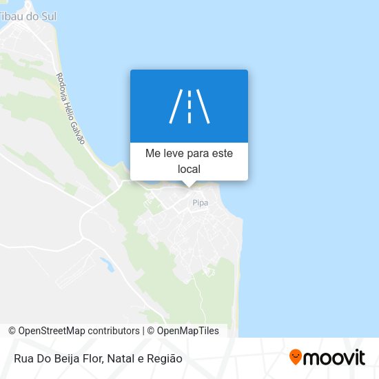 Rua Do Beija Flor mapa