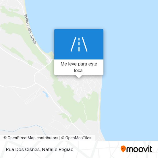 Rua Dos Cisnes mapa