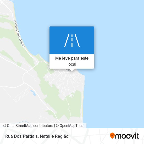 Rua Dos Pardais mapa