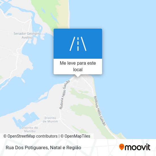 Rua Dos Potiguares mapa