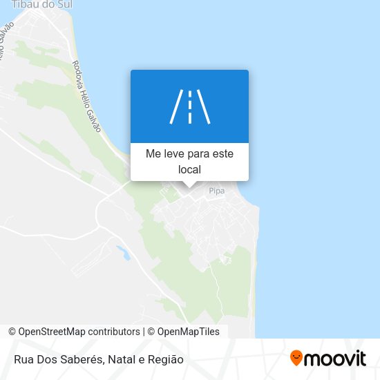 Rua Dos Saberés mapa