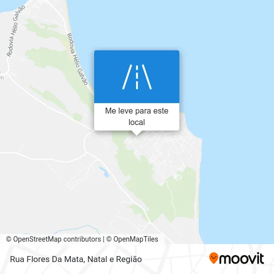 Rua Flores Da Mata mapa