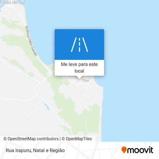 Rua Irapuru mapa