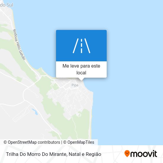 Trilha Do Morro Do Mirante mapa