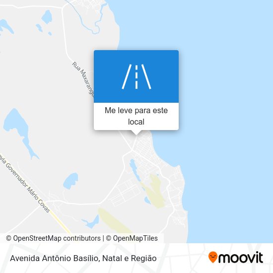 Avenida Antônio Basílio mapa