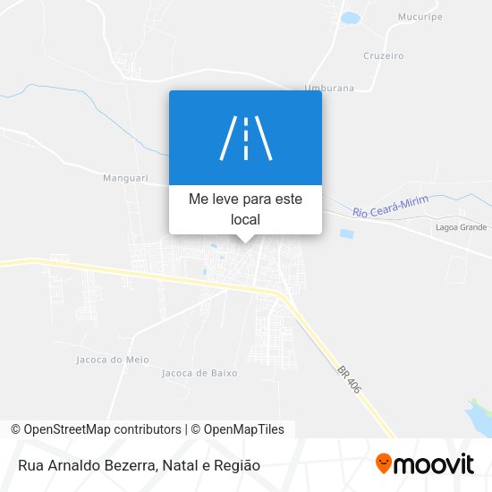 Rua Arnaldo Bezerra mapa