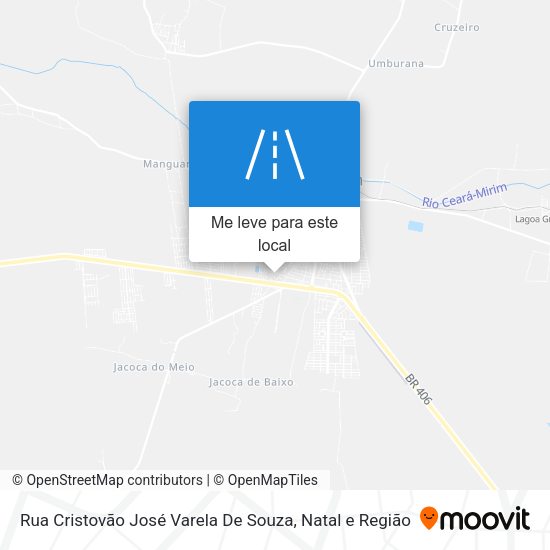 Rua Cristovão José Varela De Souza mapa
