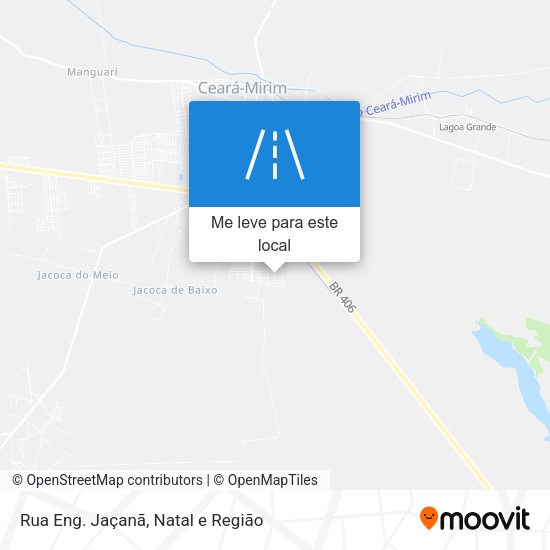 Rua Eng. Jaçanã mapa
