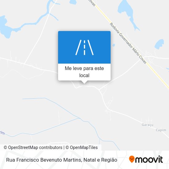Rua Francisco Bevenuto Martins mapa