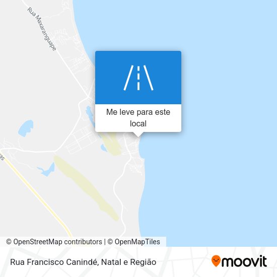 Rua Francisco Canindé mapa