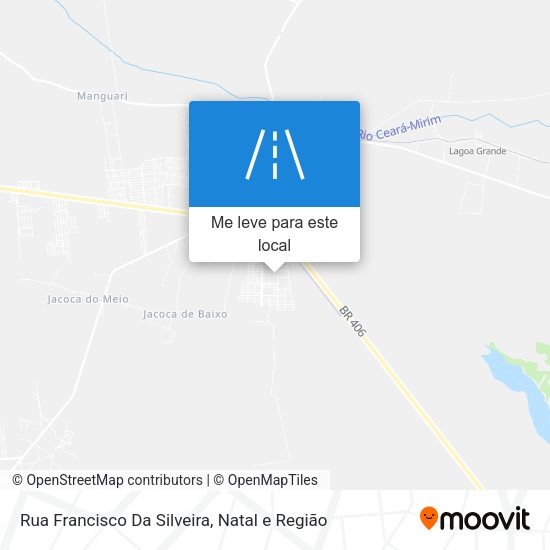 Rua Francisco Da Silveira mapa