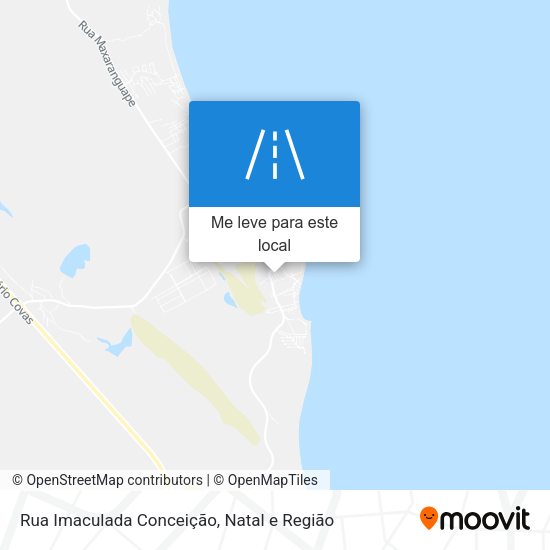 Rua Imaculada Conceição mapa