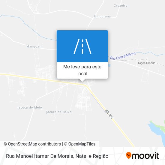 Rua Manoel Itamar De Morais mapa