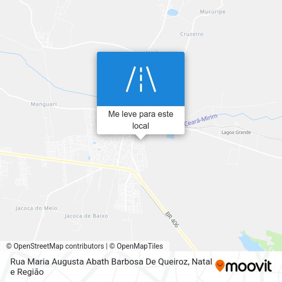 Rua Maria Augusta Abath Barbosa De Queiroz mapa