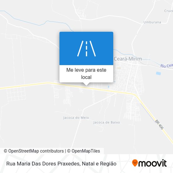 Rua Maria Das Dores Praxedes mapa
