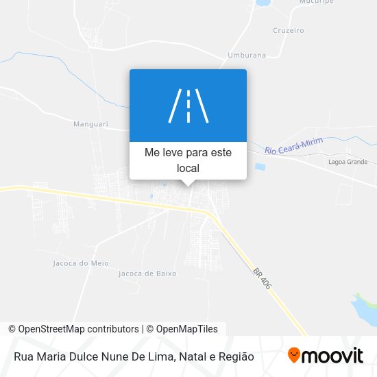 Rua Maria Dulce Nune De Lima mapa