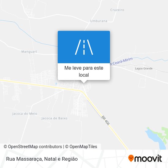 Rua Massaraça mapa