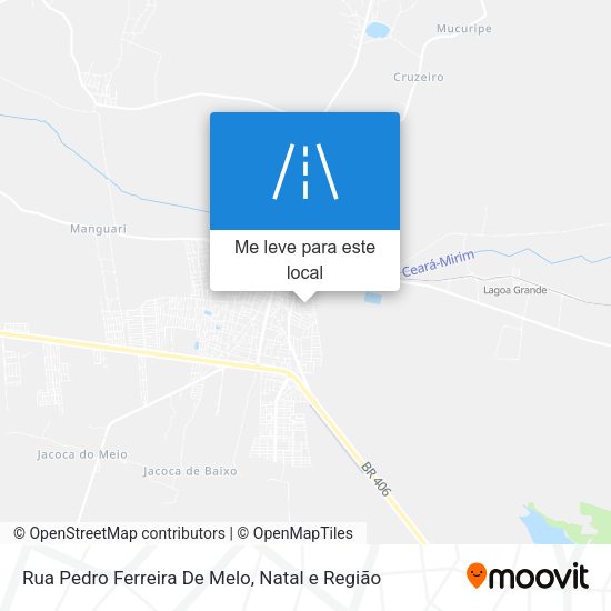 Rua Pedro Ferreira De Melo mapa