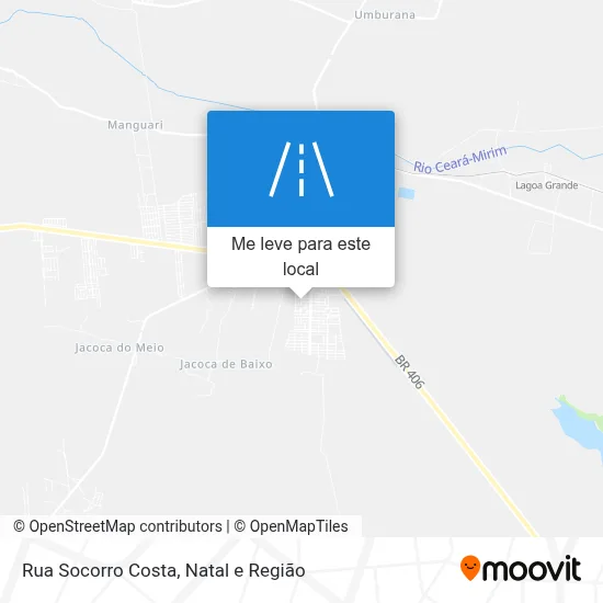 Rua Socorro Costa mapa