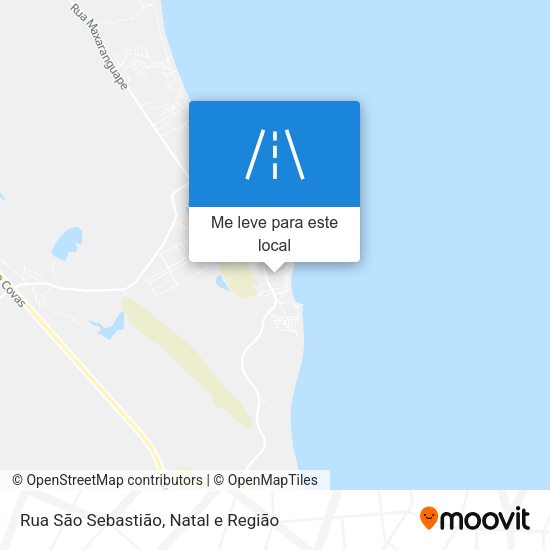 Rua São Sebastião mapa