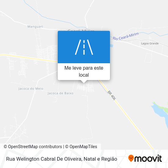 Rua Welington Cabral De Oliveira mapa