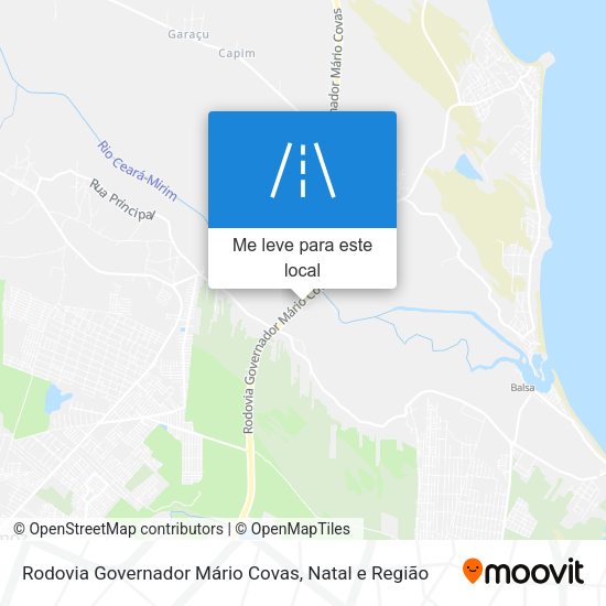 Rodovia Governador Mário Covas mapa