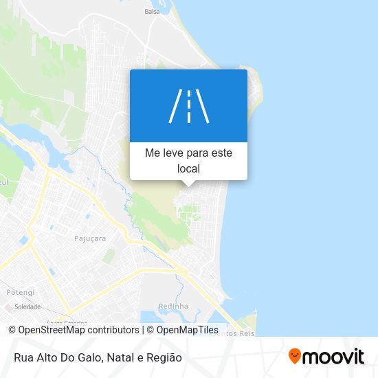 Rua Alto Do Galo mapa