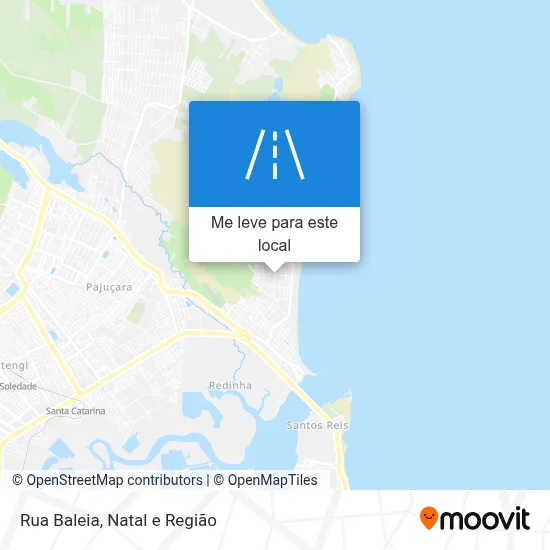 Rua Baleia mapa