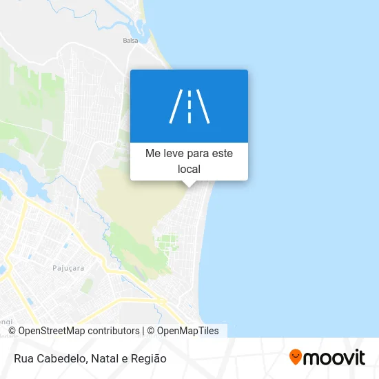 Rua Cabedelo mapa