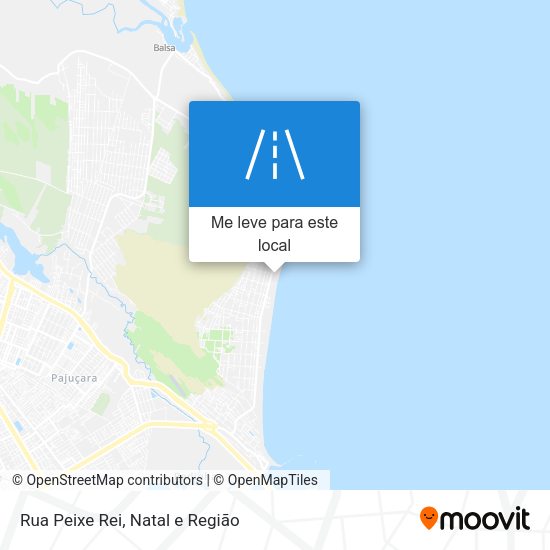 Rua Peixe Rei mapa