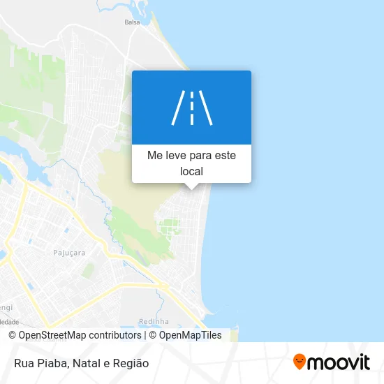 Rua Piaba mapa