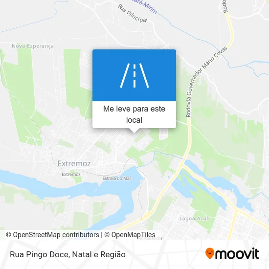 Rua Pingo Doce mapa