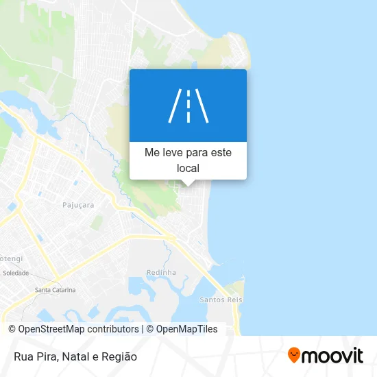 Rua Pira mapa